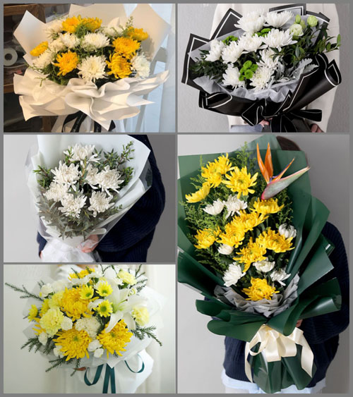 福建泉州德化县三班镇白事花束代送